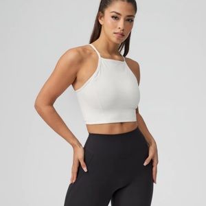 BuffBunny Ivy Crop White M Medium Med